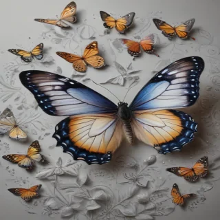 buttefly drawing