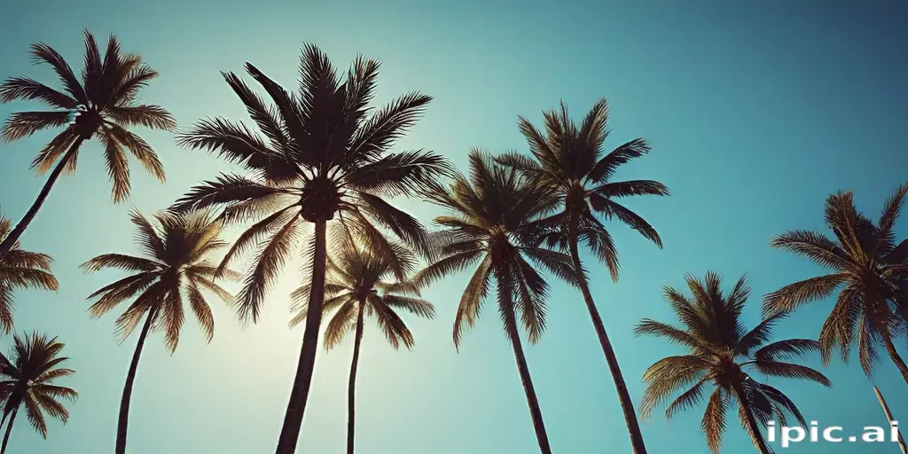 palm trees background