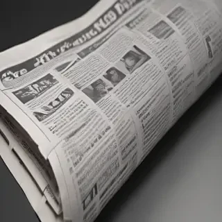 newspaper transparent