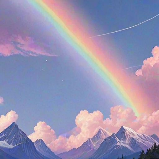 aesthetic rainbow wallpaper