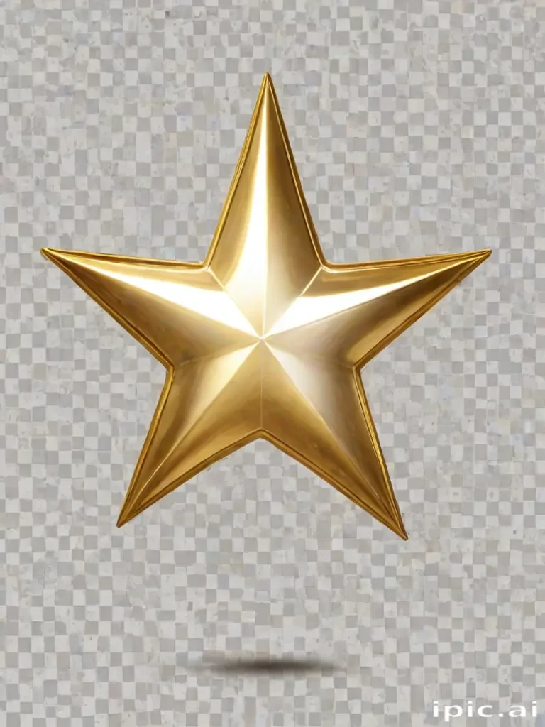 golden star transparent