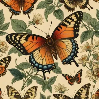 vintage butterfly illustration