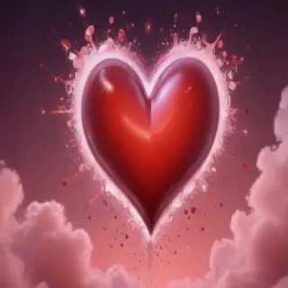 heart background aesthetic