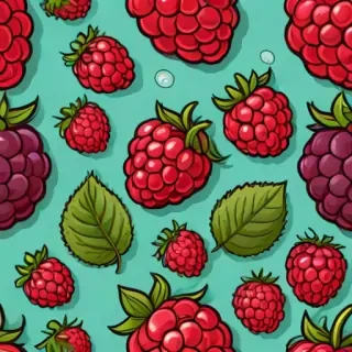 raspberry cartoon