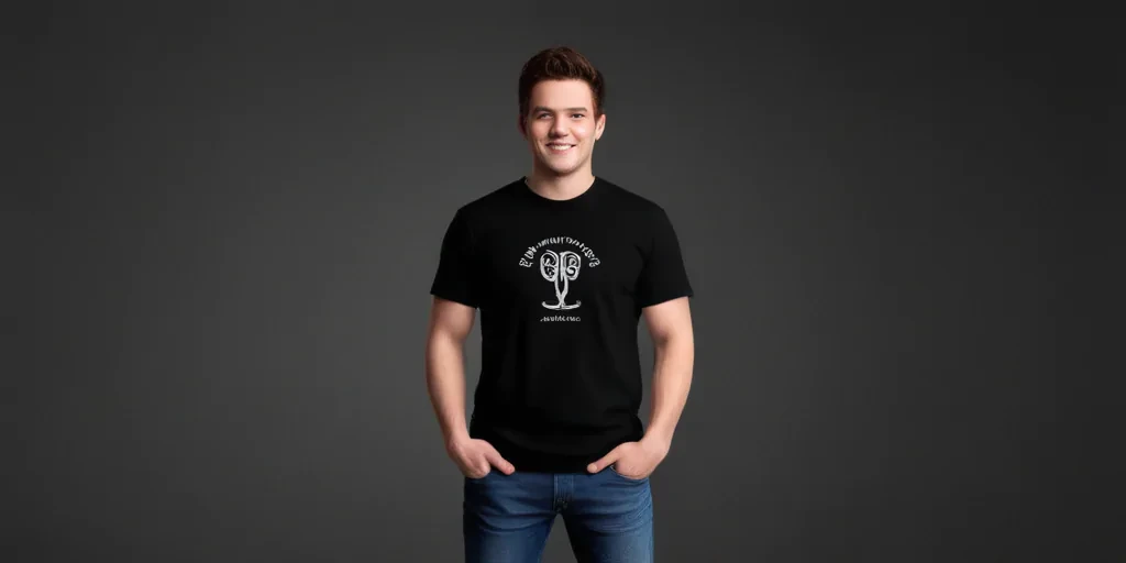 black tee png
