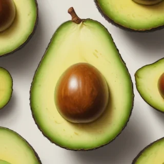 avocado drawing
