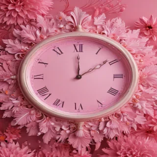pink happy new year 2024