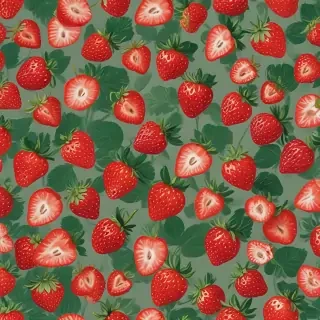 strawberry wallpaper aesthetic