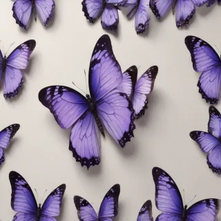 aesthetic purple butterfly