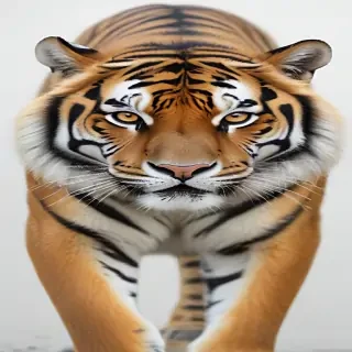 transparent tiger
