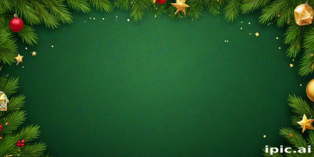 christmas background green