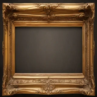 fancy gold frame