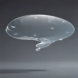 transparent thought bubble