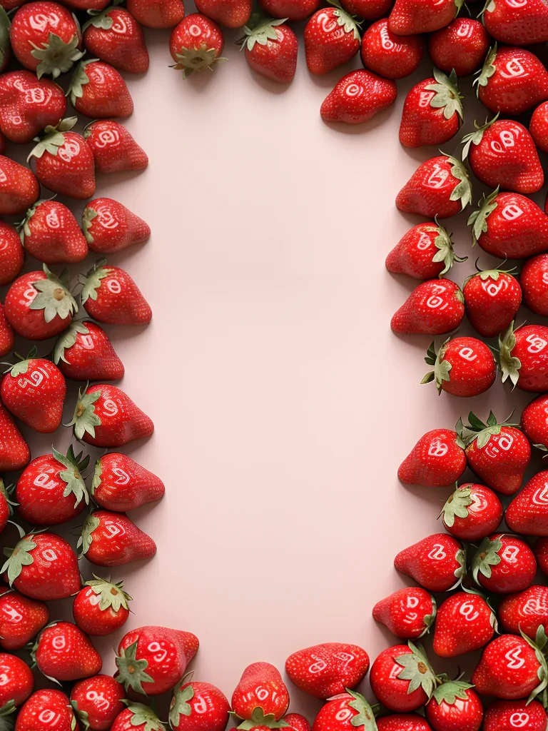aesthetic strawberry background
