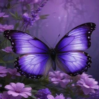 purple butterfly wallpaper aesthetic