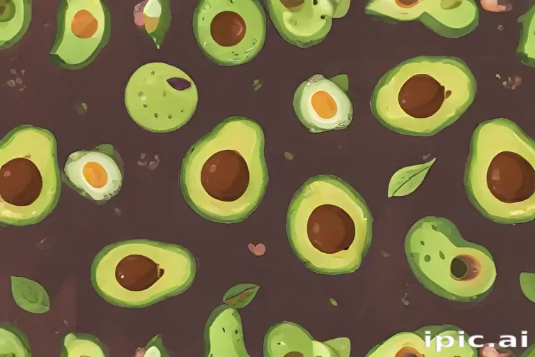 cute avocado wallpaper