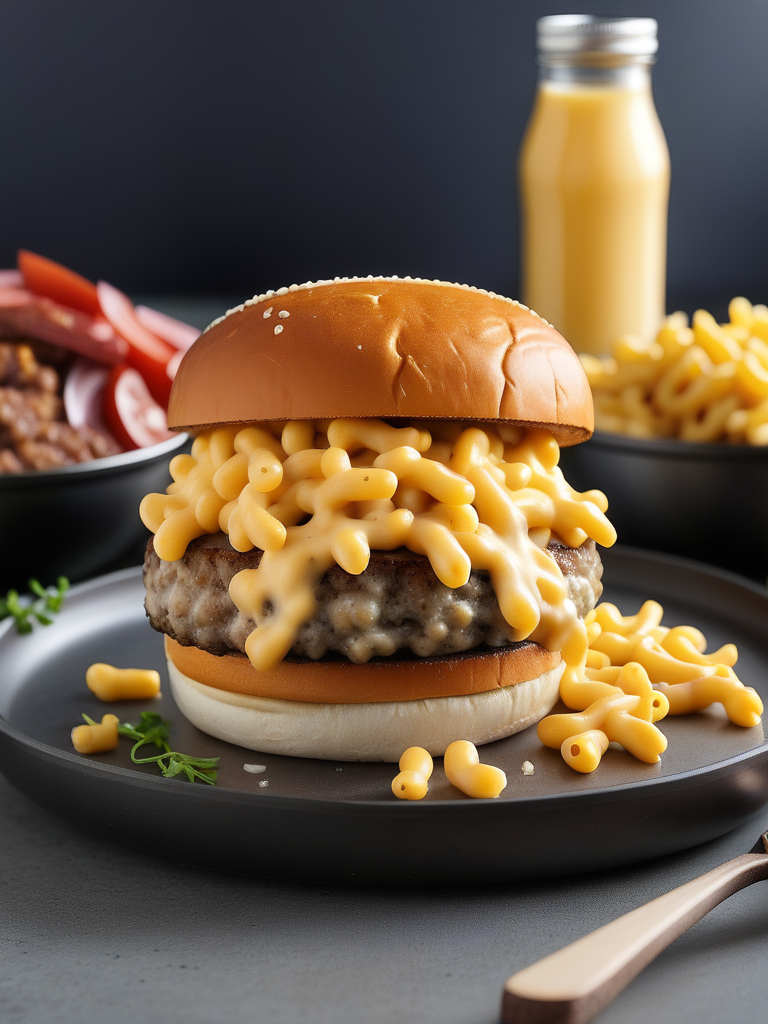 mac and cheese burger recipe
