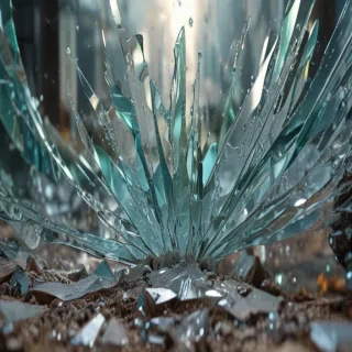 wallpaper broken glass