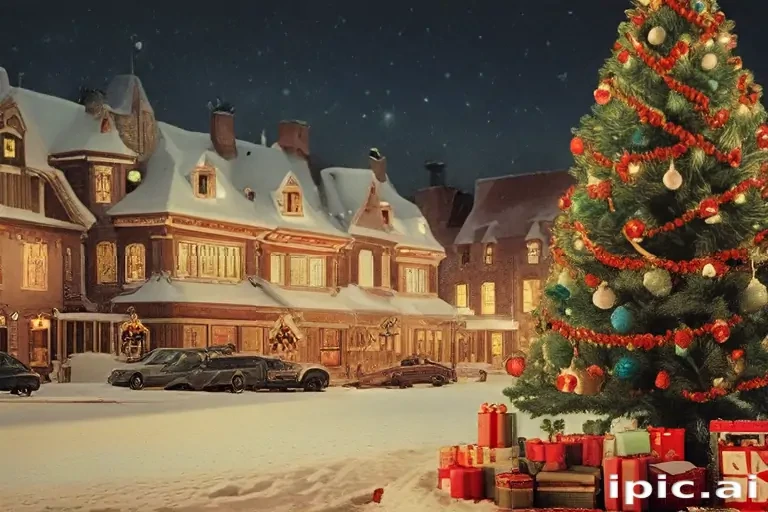 retro christmas image