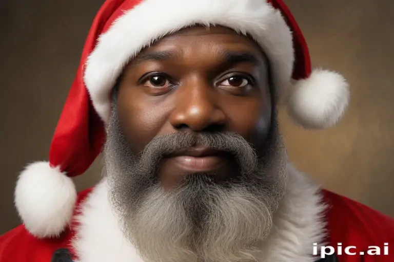 black santa png