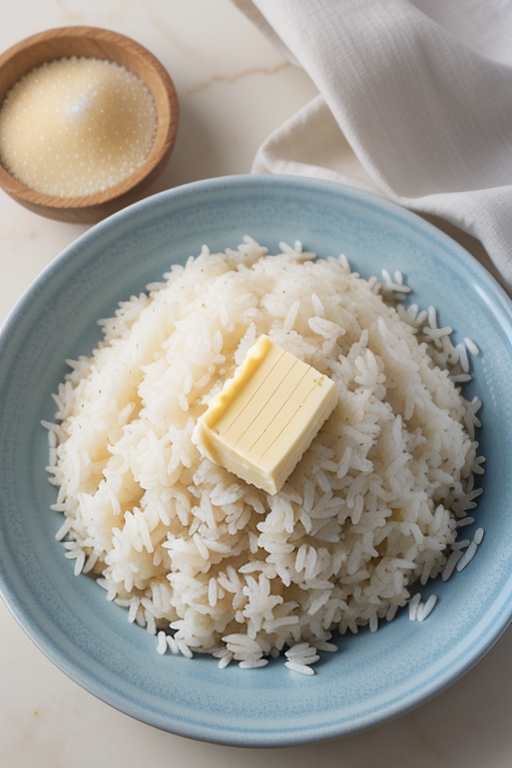 rice with butter and sugar