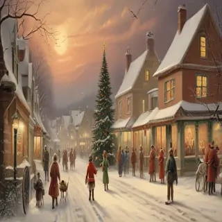 vintage christmas image