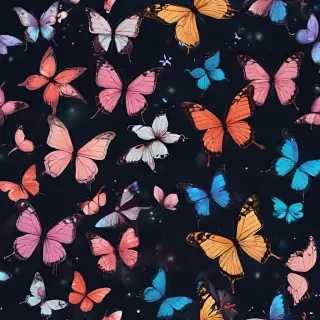 aesthetic butterfly background