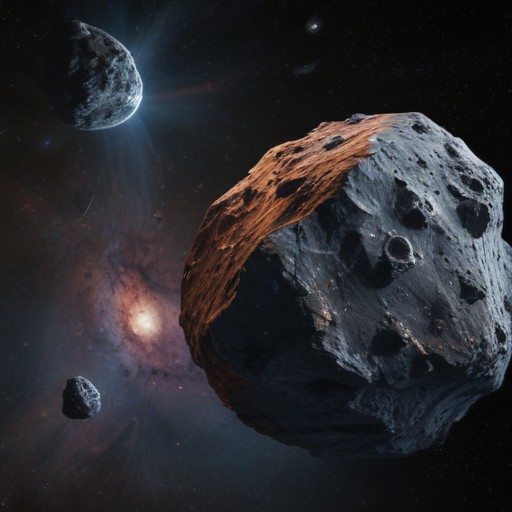 Exploring the Vastness of Space: Asteroids and Celestial Bodies in Orbit