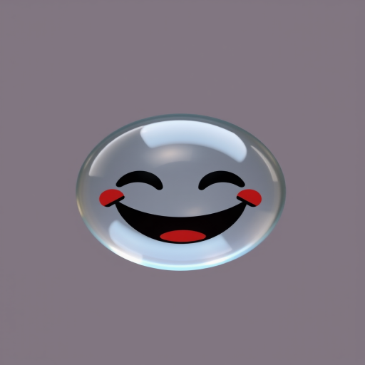 transparent laughing emoji