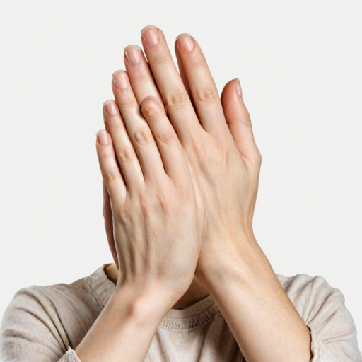 praying hands transparent