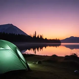 camping background pic