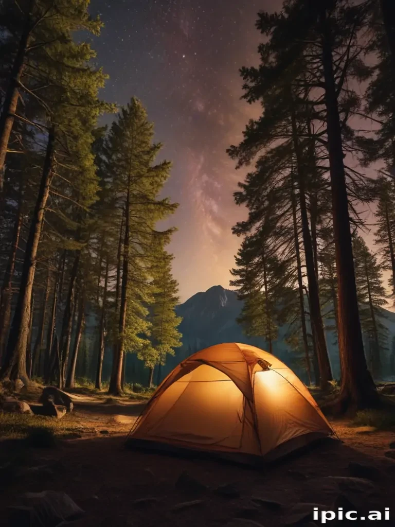 camping background pic