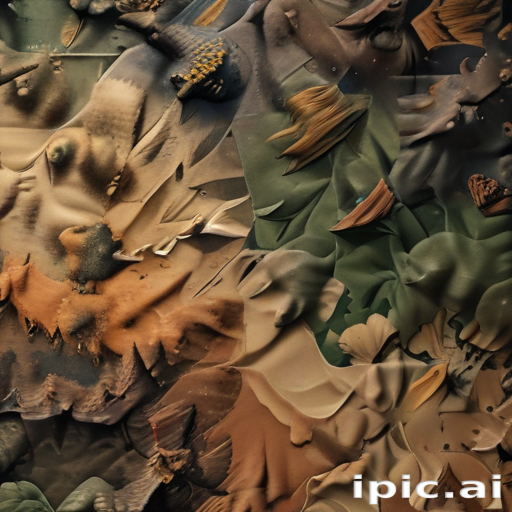Google Color/texture Abstract Textured Landscape Evoking Natural Forms and Earthy Color Palette