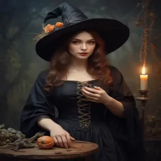 vintage witch images