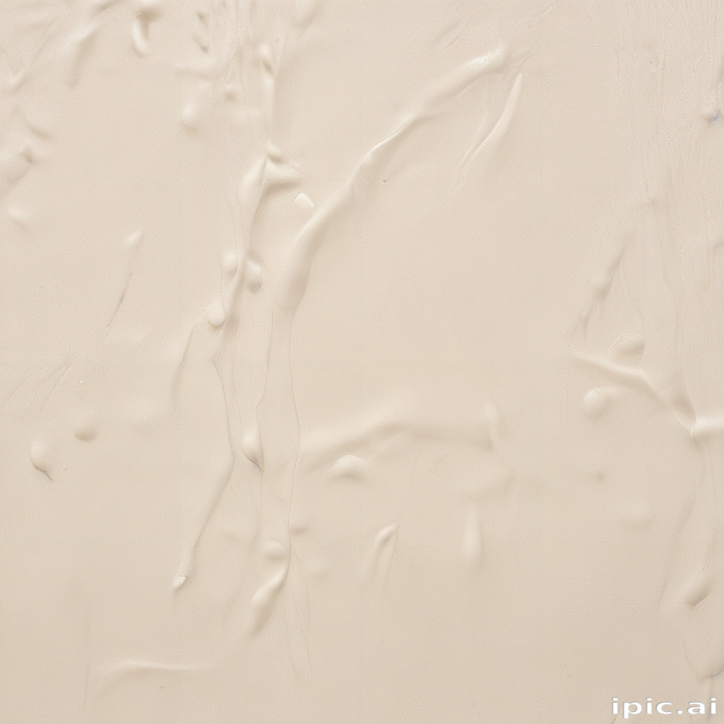Textured Creamy Surface with Subtle Swirls and Soft, Glossy Finish.