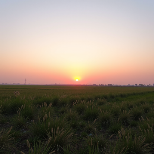Generate a high-resolution image of a serene landscape at sunrise with soft pastel colors, focal length of 35mm, aperture set to f/8 for sharpness, ISO 100, using a DSLR camera with a wide-angle lens for an expansive view.
