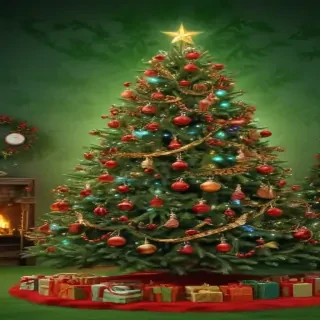 christmas wallpaper green