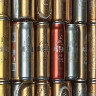 beer can mockup