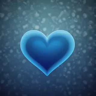 blue heart wallpaper