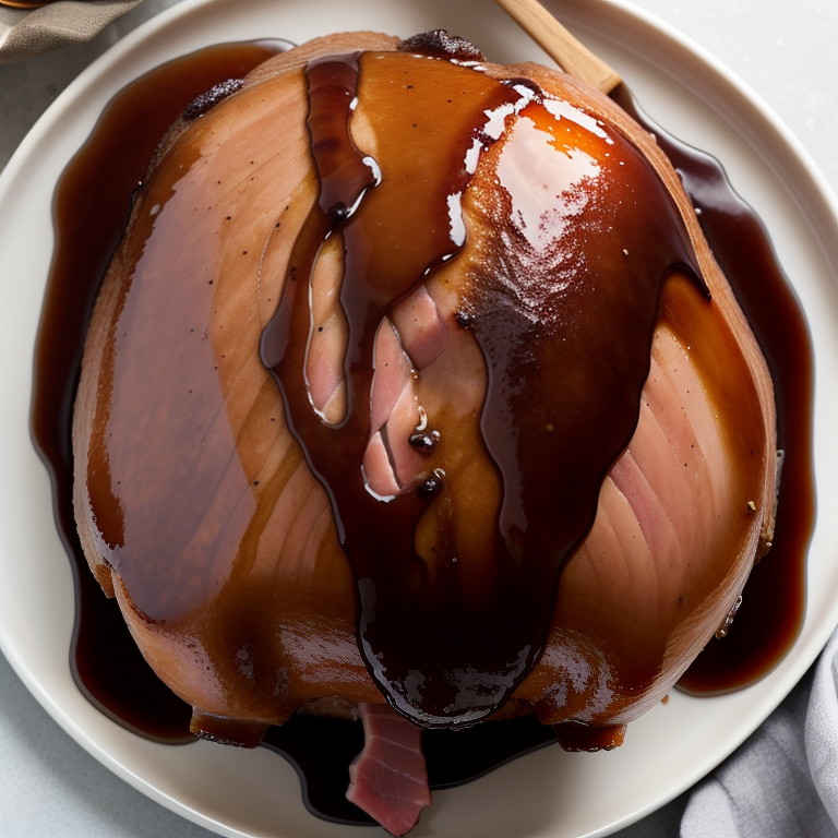 maple bourbon glaze for ham