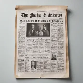 newspaper transparent