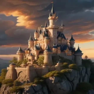 cartoon castle
