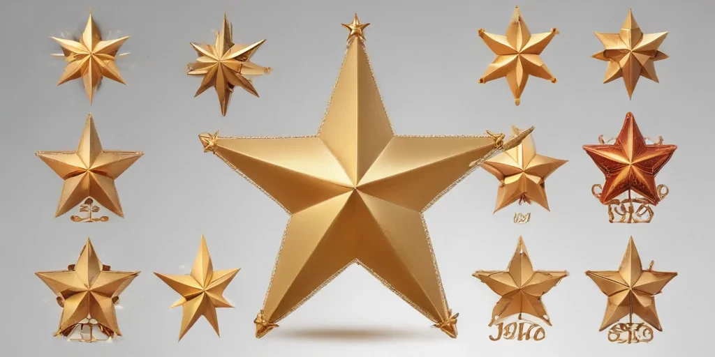 christmas stars clipart