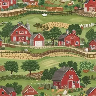 background of a farm