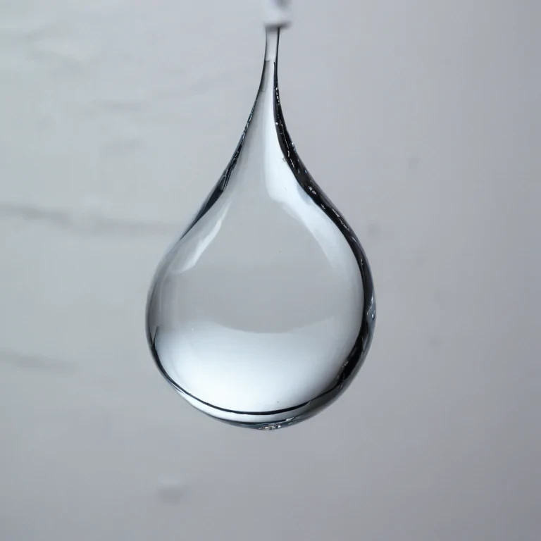 transparent water drop