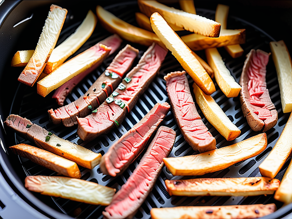 frozen steak fries in air fryer
