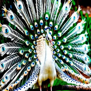 white peacock
