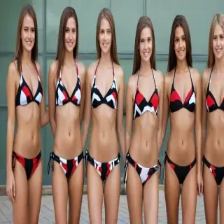 school girls bikini