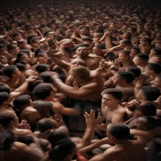 crowded png