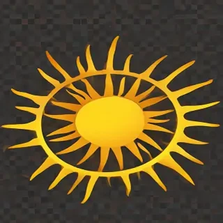 sun clip art transparent background